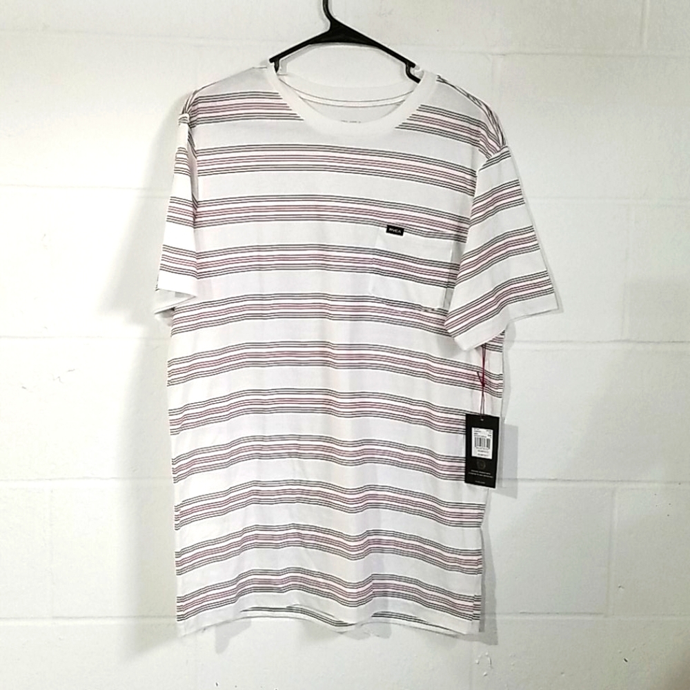 💯 NEW RVCA Mens tee shirt sz (M)